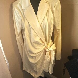 NWT yellow mini dress
